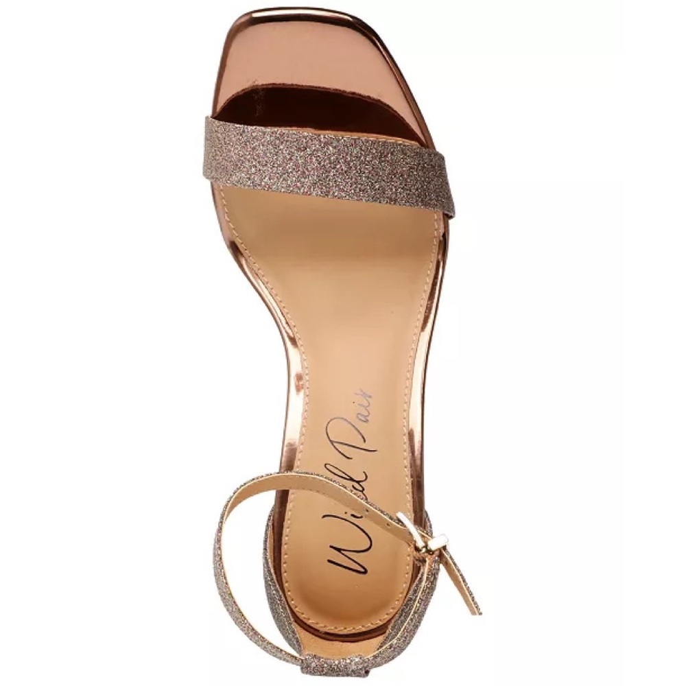 WILD PAIR BETHIE TWO-PIECE DRESS SANDALS BRONZE - Picture 4 of 4